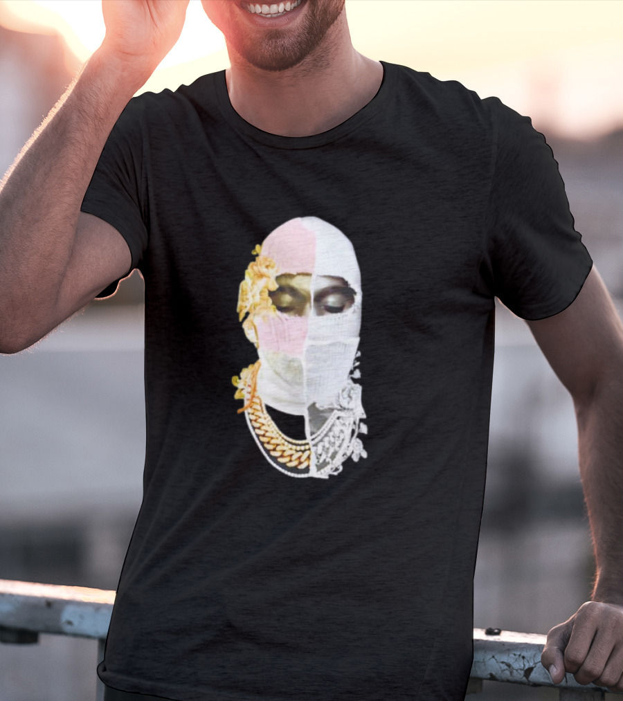 Lamine Yamal Ih Nom Uh Nit Kanye Yeezus Masked Face T-Shirt