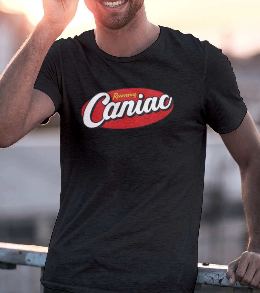 Recovering Caniac Red T-Shirt