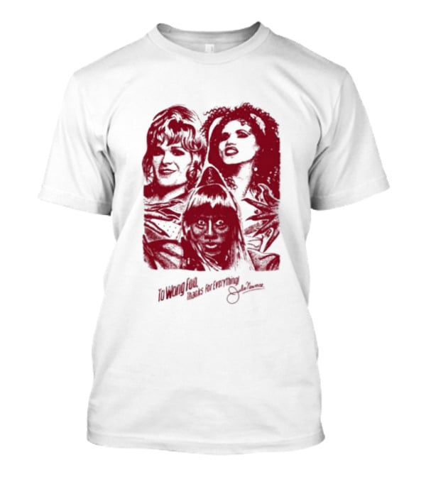 To Wong Foo Thanks For Everything Julie Newmar Red Faces T-Shirt