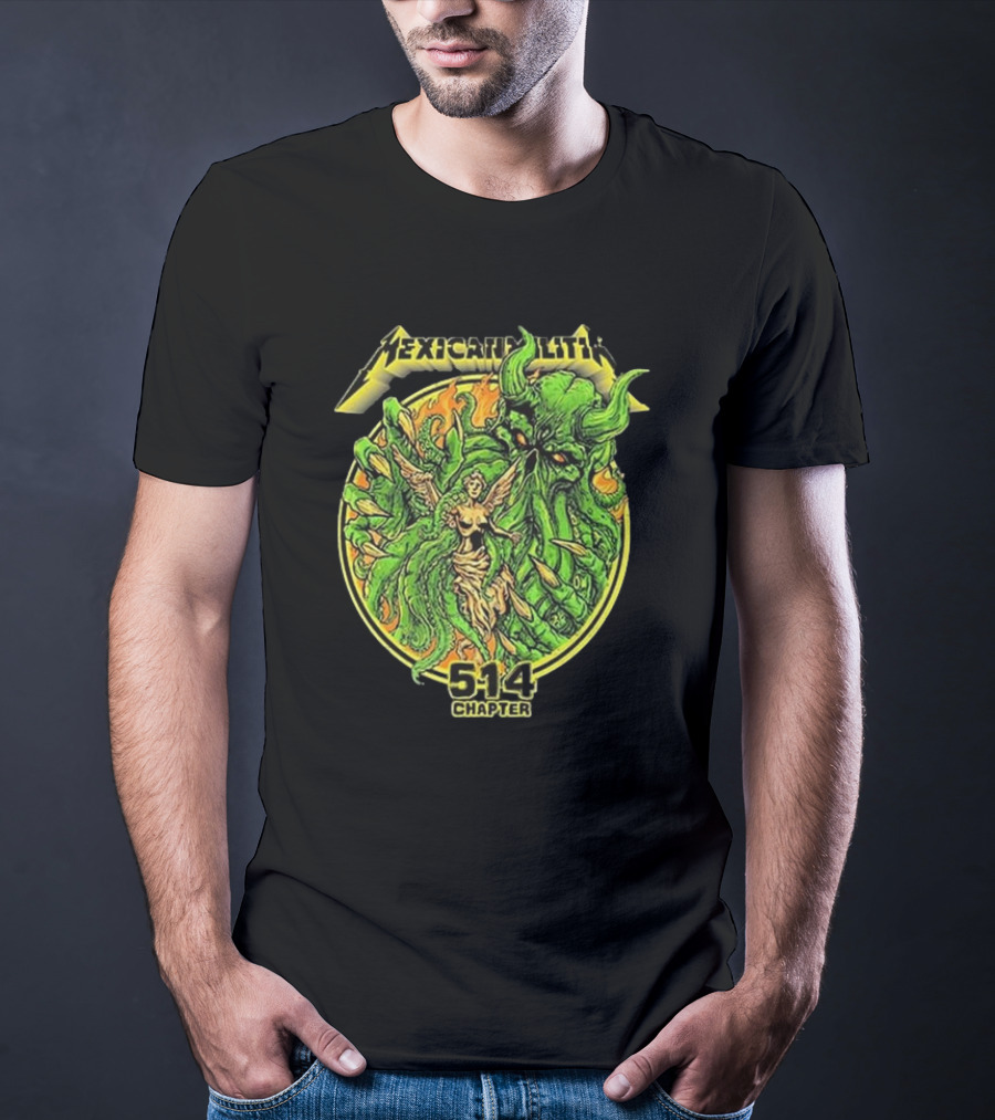 Mexican Militia Chapter 514 Vintage Monster T-Shirt