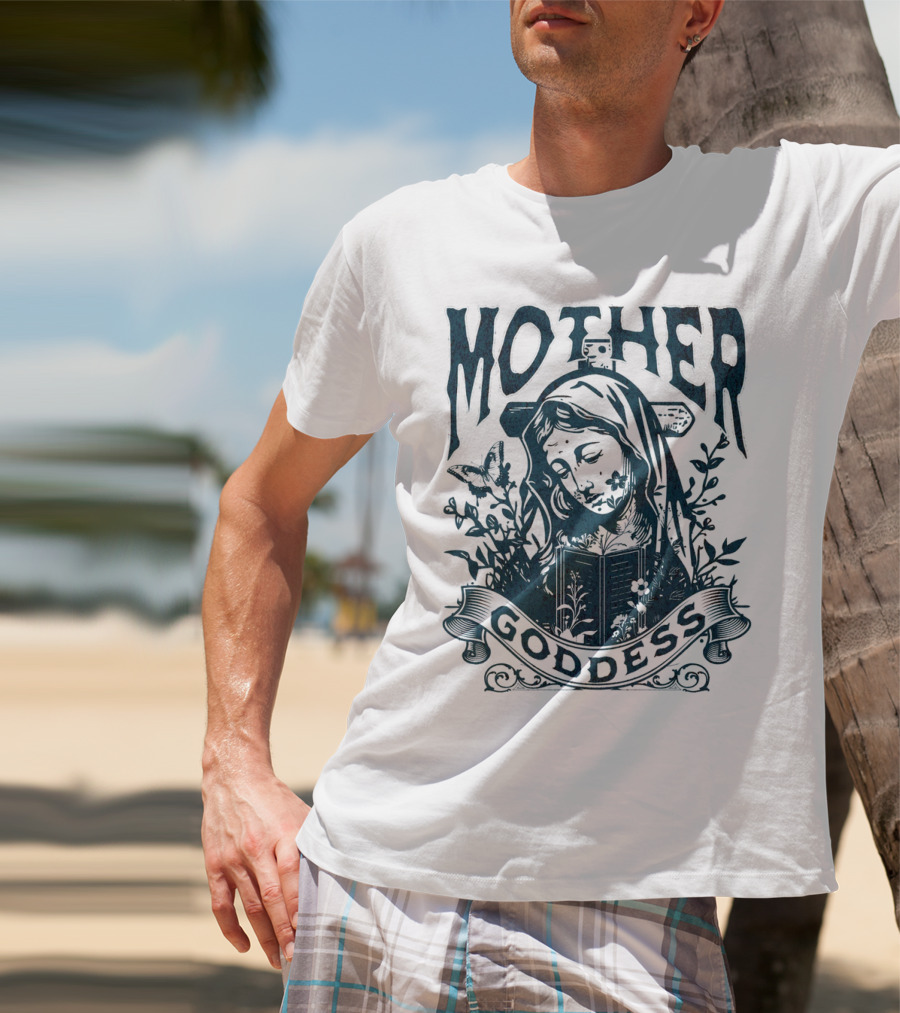 Mother Goddess Jesus God Divine Christ Love T-Shirt