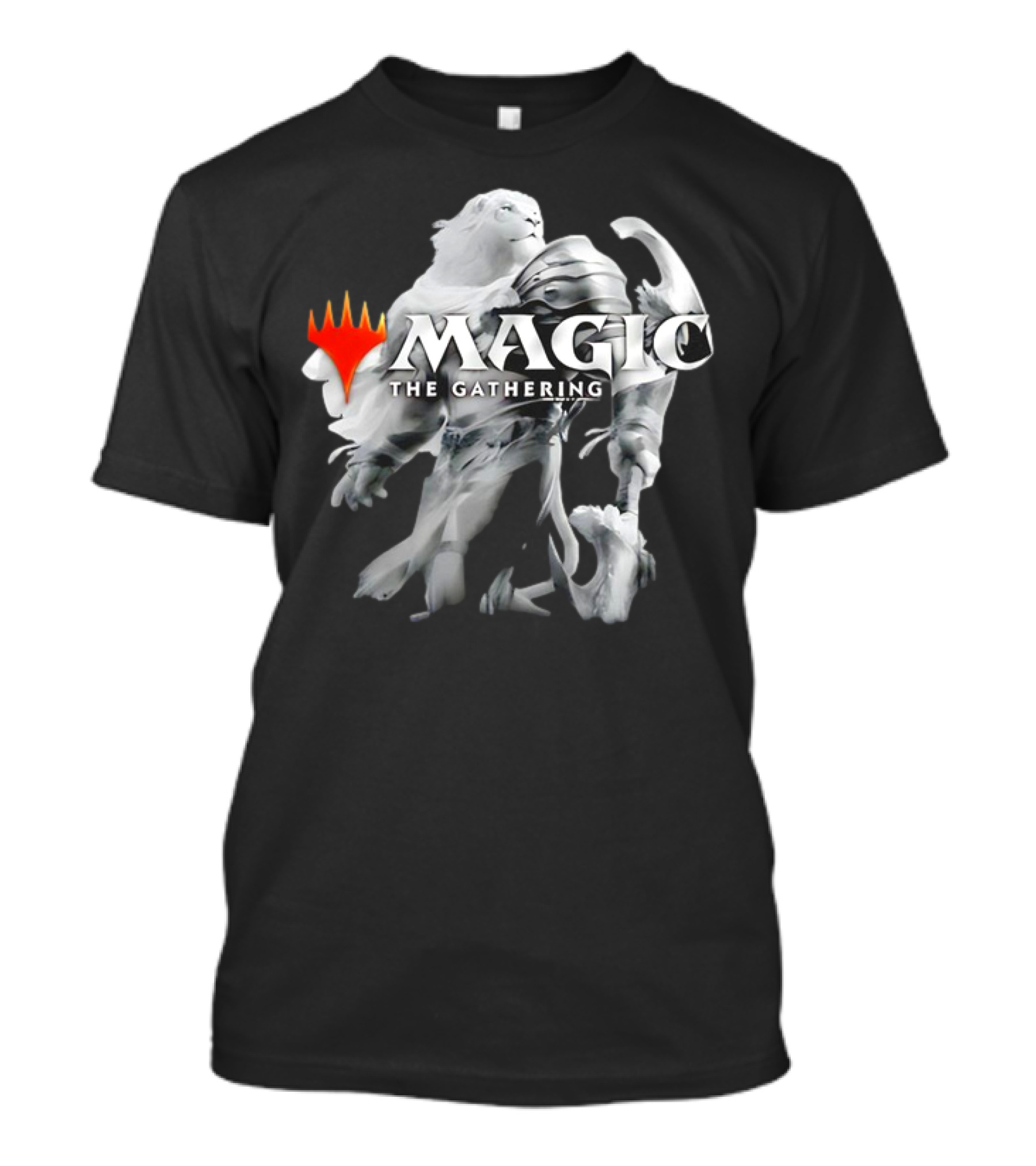 Magic The Gathering Lion Knight White Armor T-Shirt