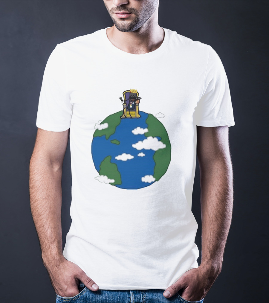 King Of The World James Throne On Earth T-Shirt