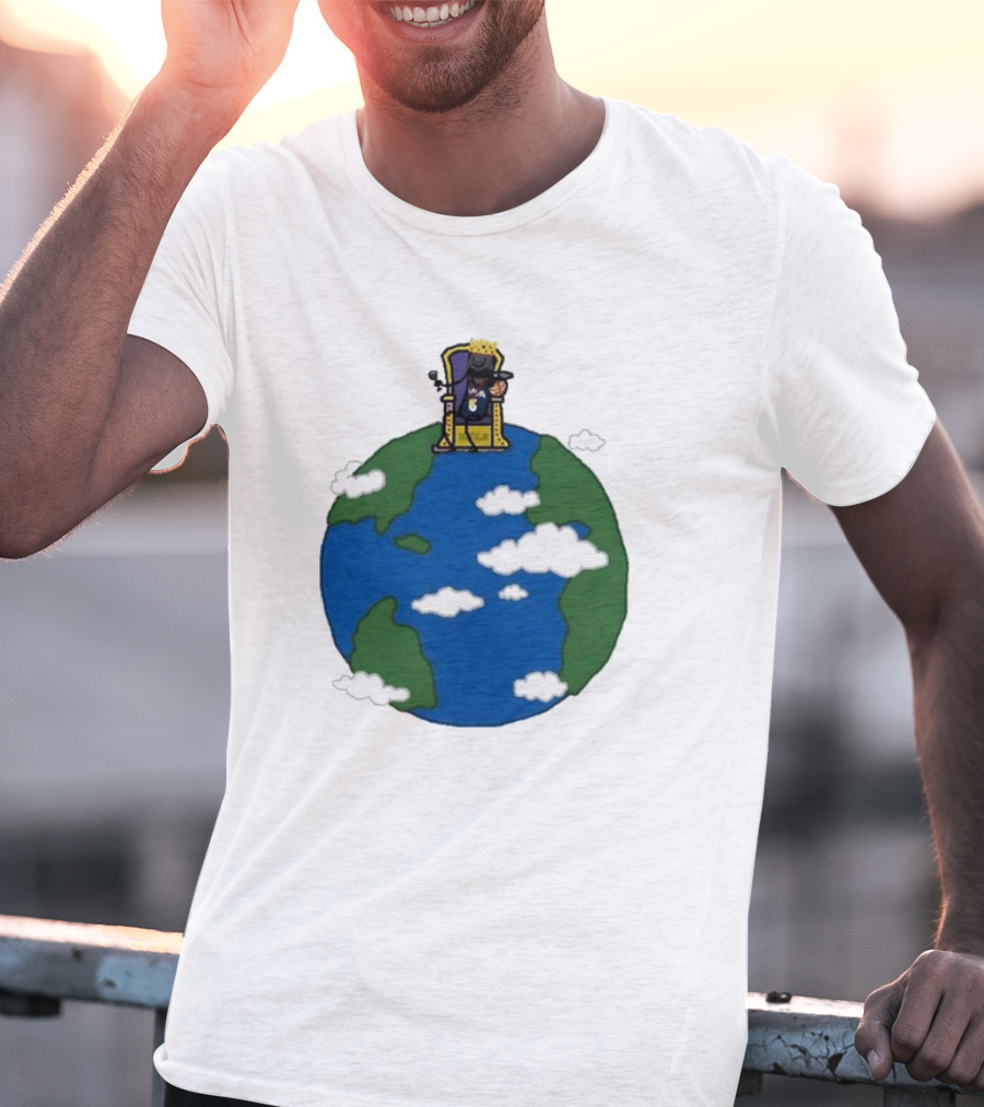 King Of The World James Throne On Earth T-Shirt