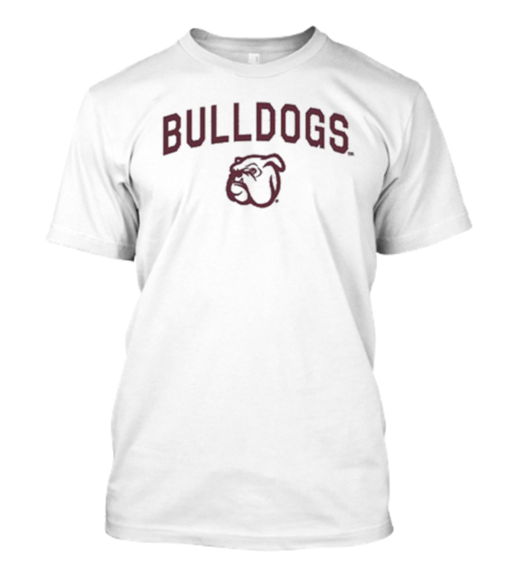 Bulldogs Sport Grey Women’s Basketball Team Emblem T-Shirt