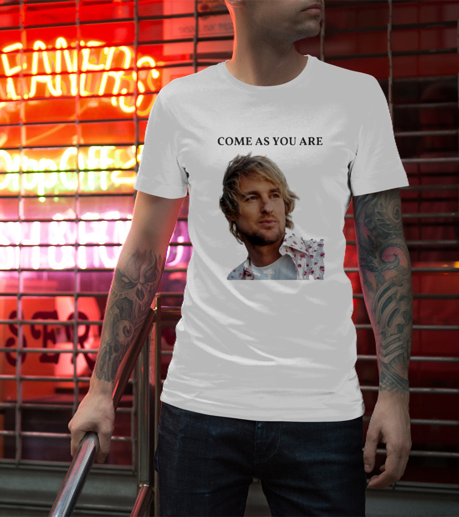 Come As You Are Owen Wilson Nirvana T-Shirt