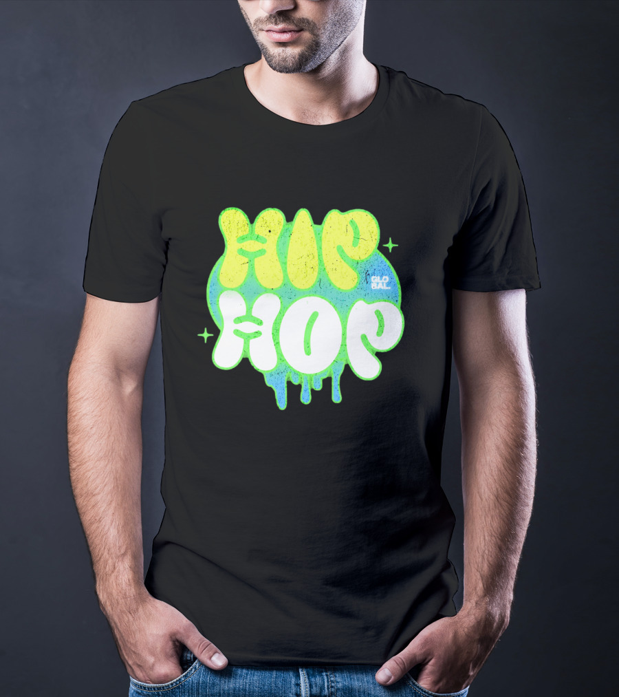 HIP HOP GLOBAL Drip Style Graffiti T-Shirt