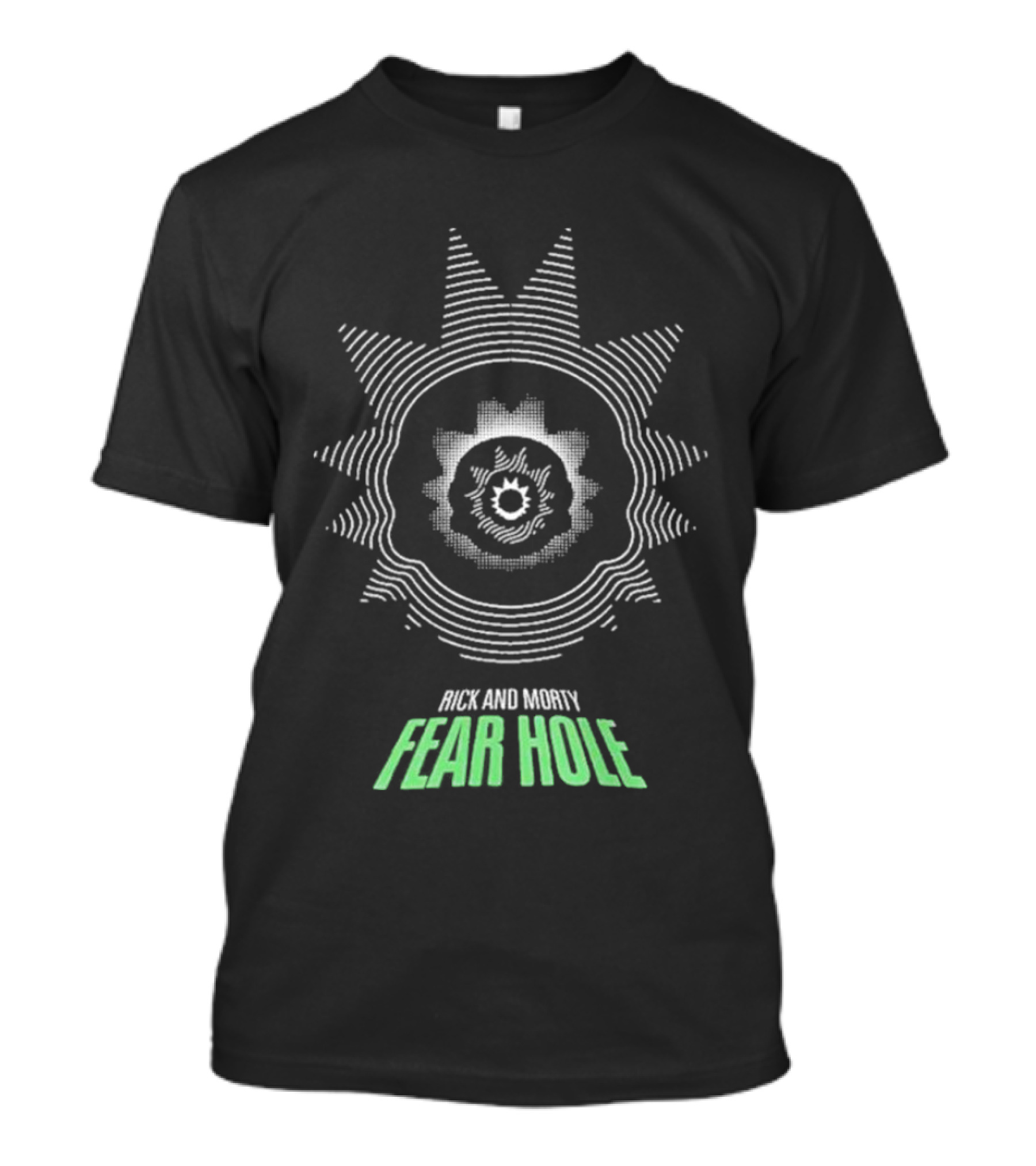 Rick And Morty Fear Hole Psychedelic Crown T-Shirt