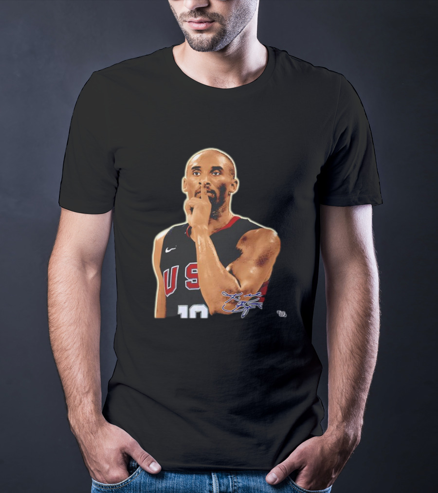 Kobe Bryant USA Basketball 10 Signature Quiet T-Shirt