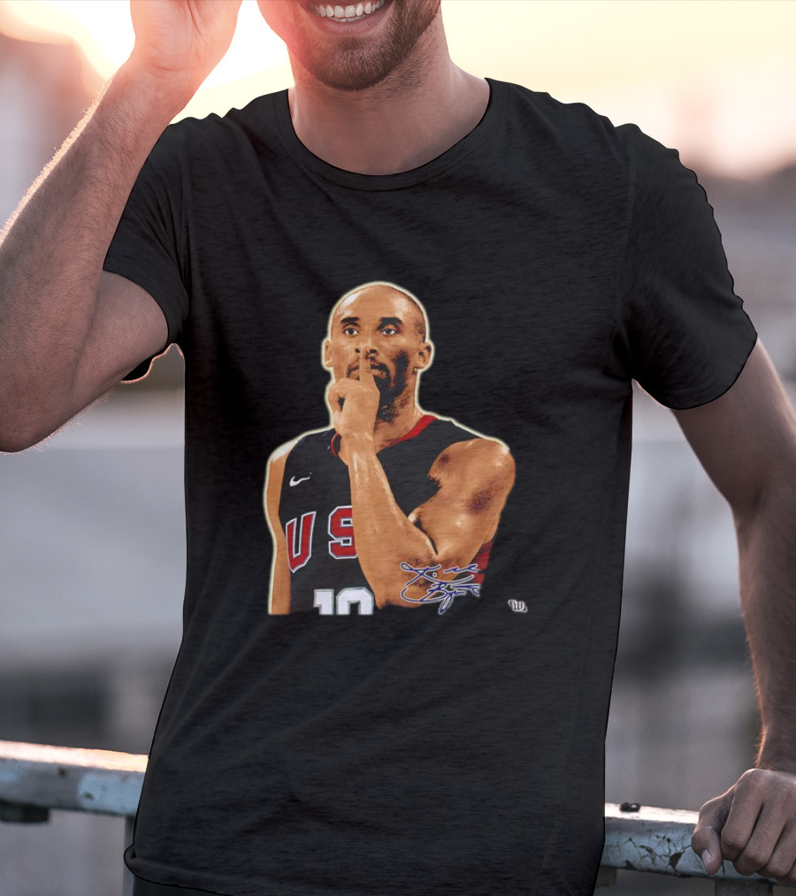Kobe Bryant USA Basketball 10 Signature Quiet T-Shirt