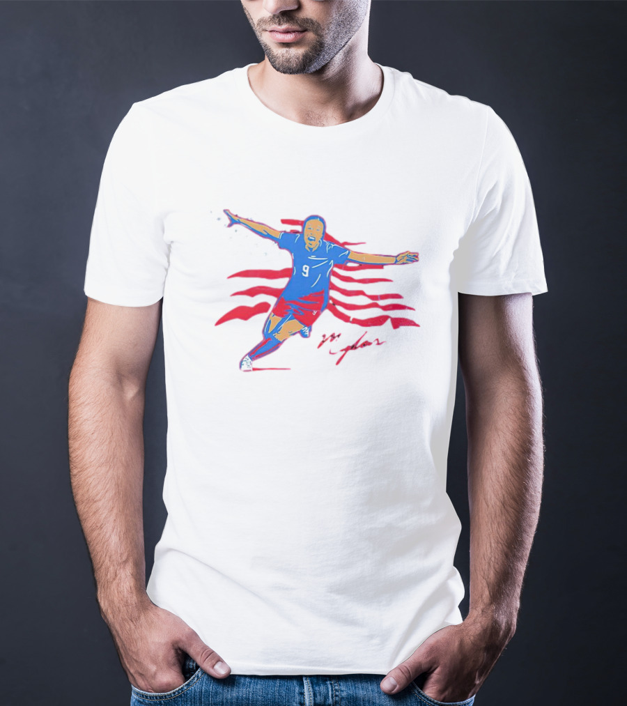 Mallory Swanson Golden Goal USA Soccer Patriotic T-Shirt