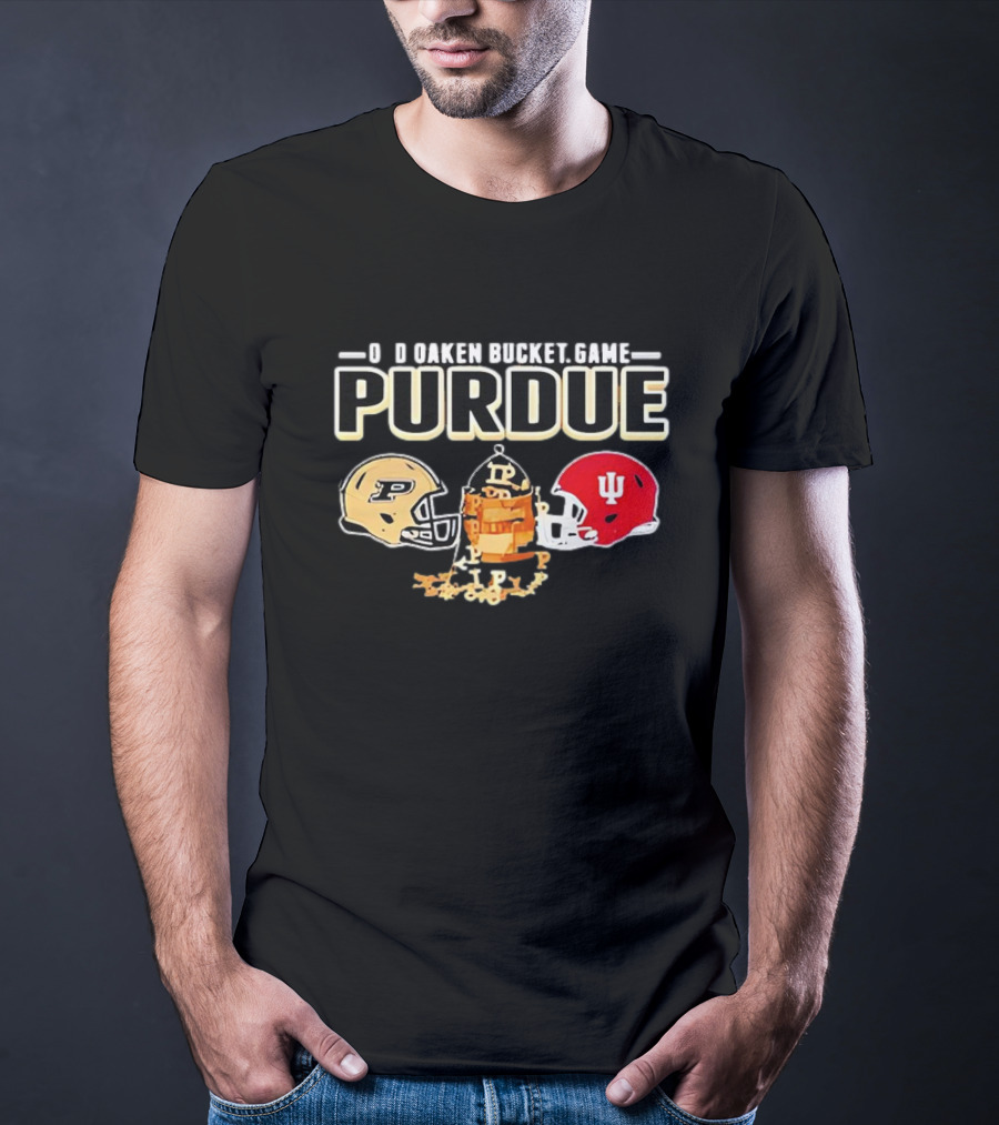 Old Oaken Bucket Game Purdue Boilermakers Indiana Hoosiers Football Rivalry T-Shirt