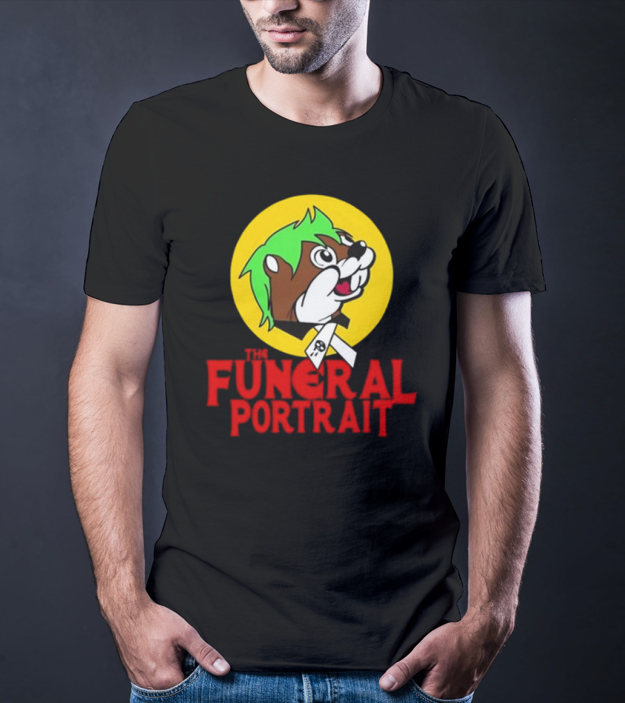 Buc-Ee’s The Funeral Portrait Skull Ribbon T-Shirt