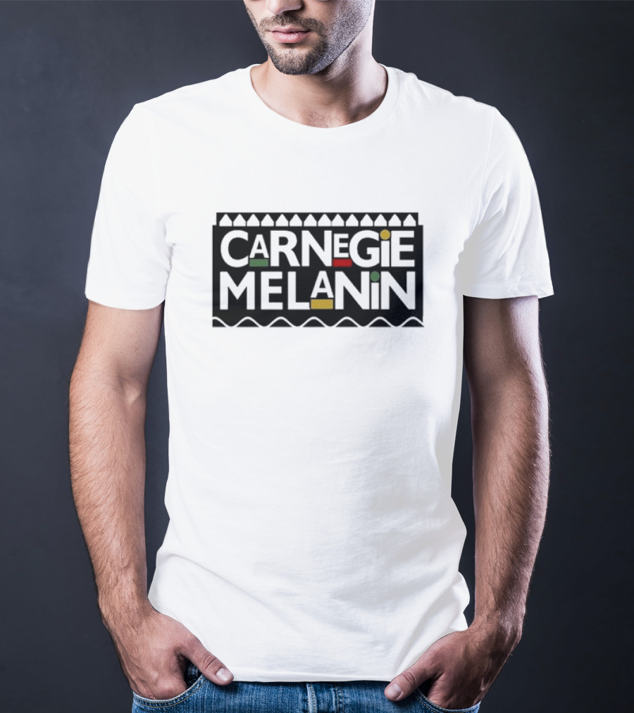 Carnegie Melanin African Heritage Pride Text T-Shirt