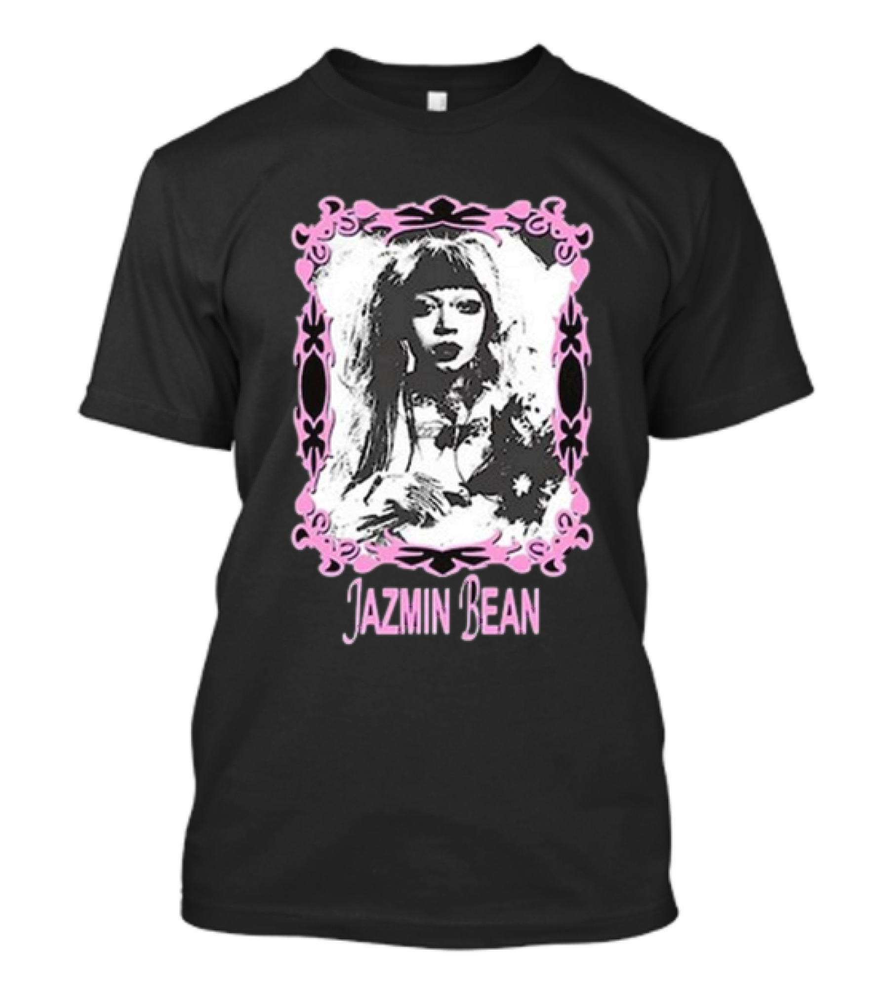 Jazmin Bean Merch Pink Gothic T-Shirt