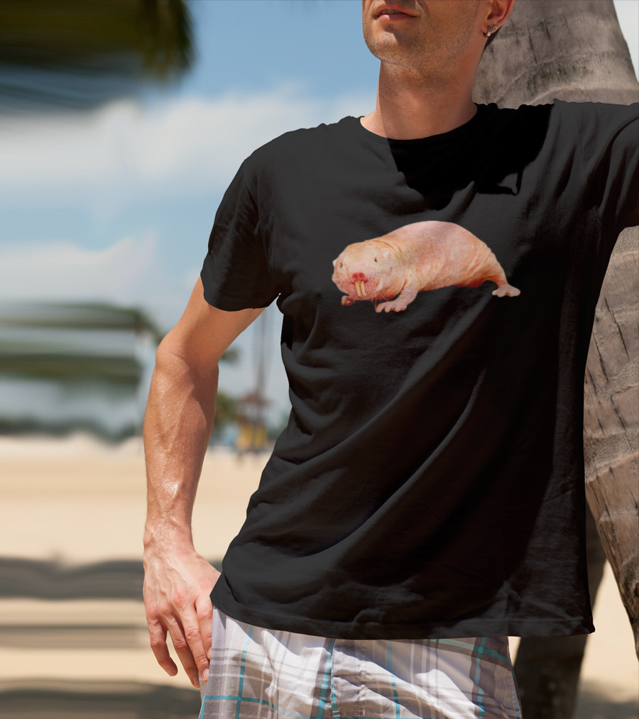 Naked Mole Rat Image On Clothing T-Shirt