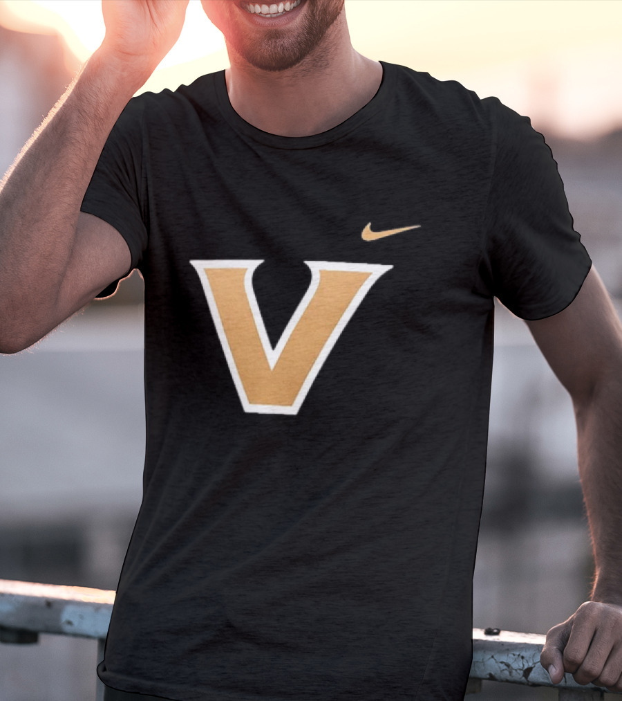 Vanderbilt Commodores Black V T-Shirt