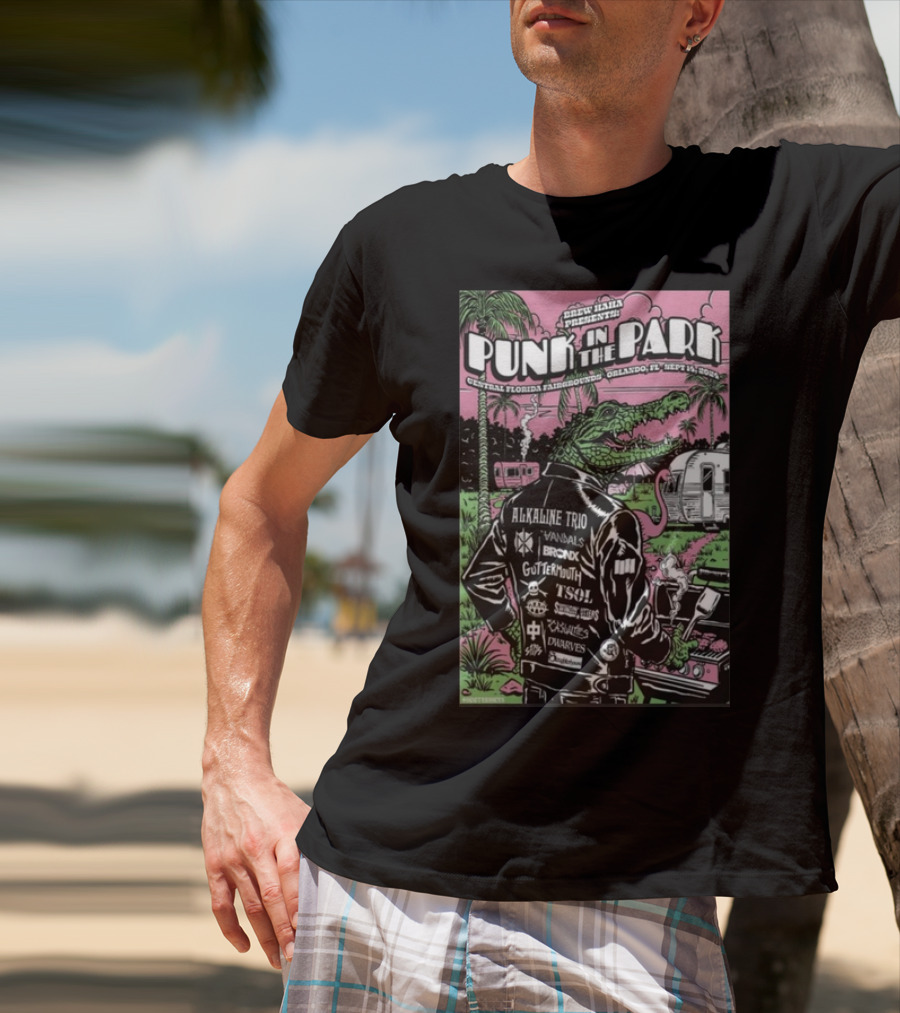 Punk In The Park Central Florida Fairgrounds Alkaline Trio Vandals Orlando Sep 14 T-Shirt