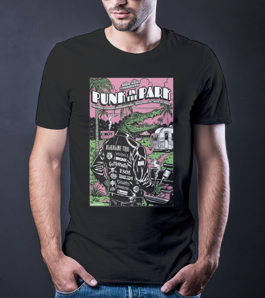 Punk In The Park Central Florida Fairgrounds Alkaline Trio Vandals Orlando Sep 14 T-Shirt