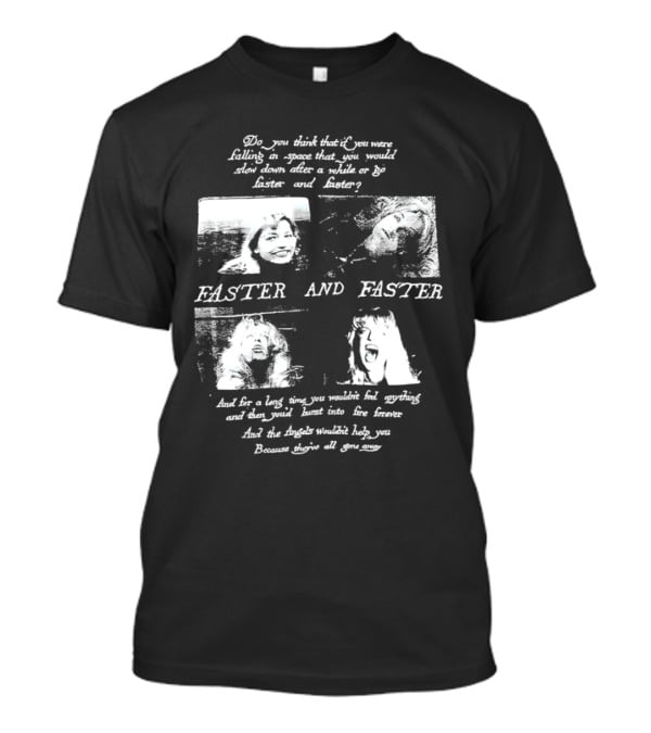 Faster And Faster Falling Through Space Angels Gone Away T-Shirt