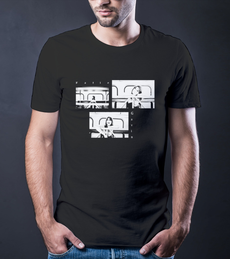 Katie Gavin Black And White Photo Triptych T-Shirt