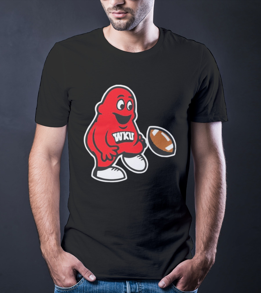 Western Kentucky Hilltoppers WKU Big Red Football Mascot T-Shirt