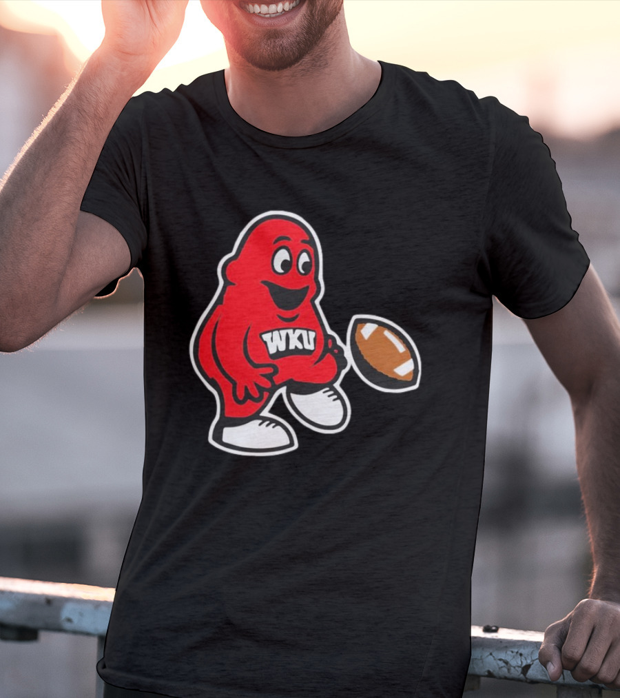 Western Kentucky Hilltoppers WKU Big Red Football Mascot T-Shirt