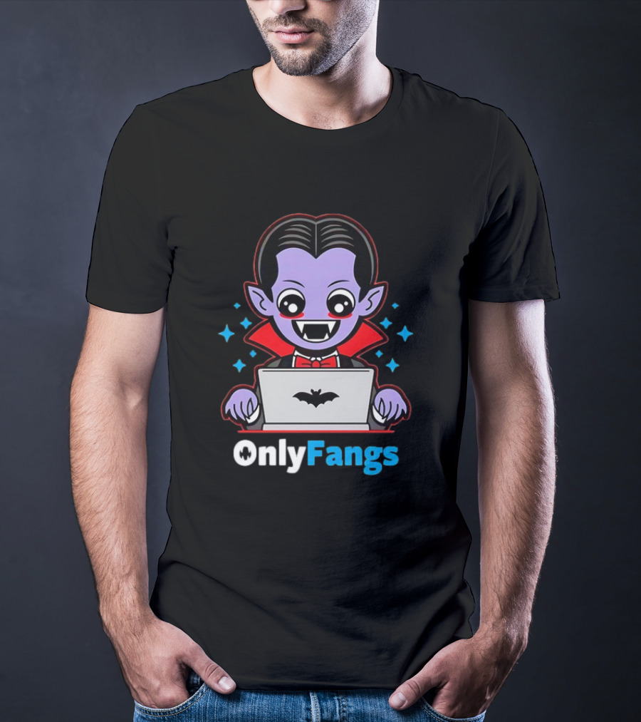 OnlyFangs A Favorite Site For Vampires T-Shirt