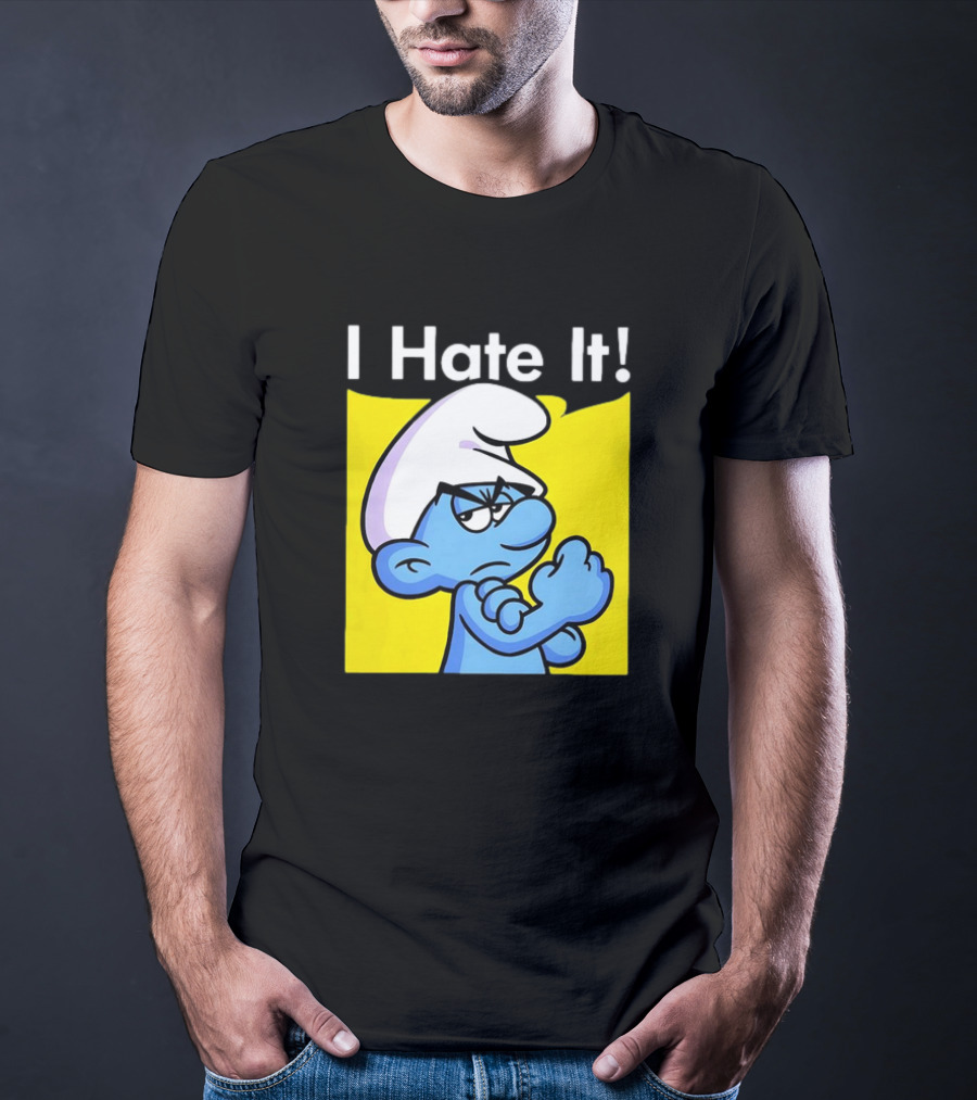 I Hate It Grouchy Smurf Rosie The Riveter T-Shirt