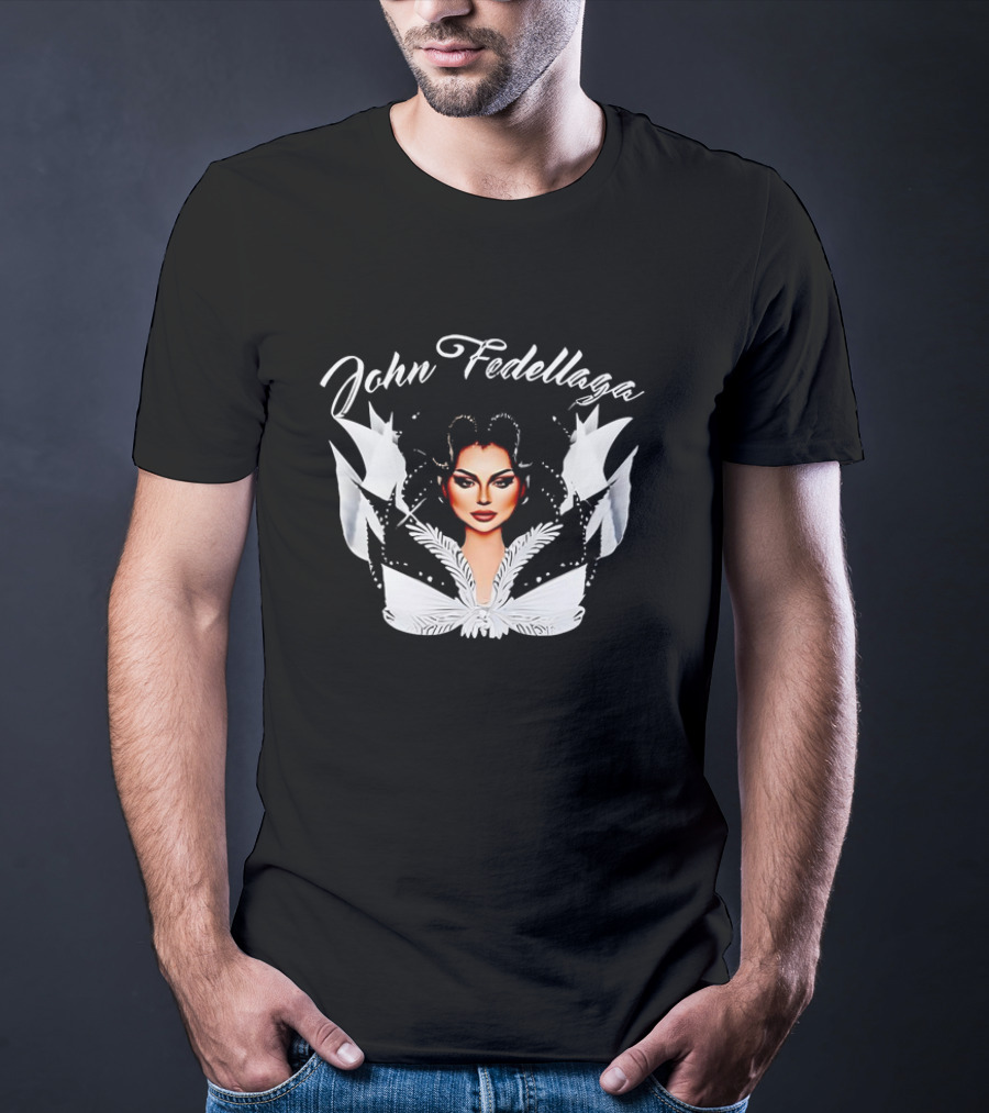 John Fedellaga White Feather Queen T-Shirt