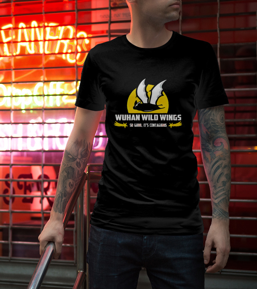 Wuhan Wild Wings So Good It's Contagious Bat T-Shirt