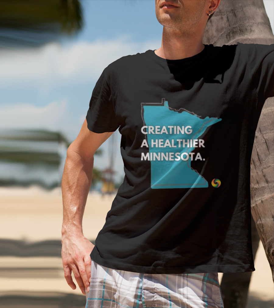 Creating A Healthier Minnesota State Logo With Swirl T-Shirt