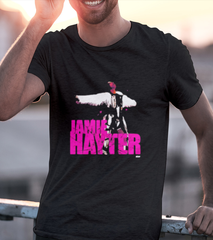 Jamie Hayter Bold Pink Wrestler Aesthetic T-Shirt