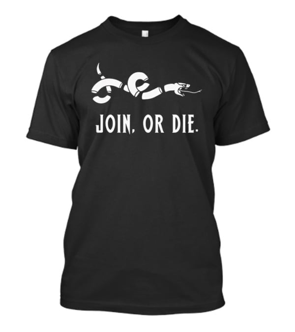 Snake Join Or Die Iconic Revolutionary T-Shirt