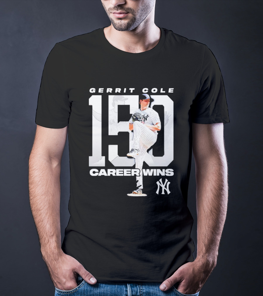 Gerrit Cole 150 Career Wins New York Yankees T-Shirt