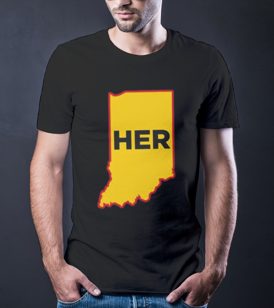 Indiana HER Map T-Shirt