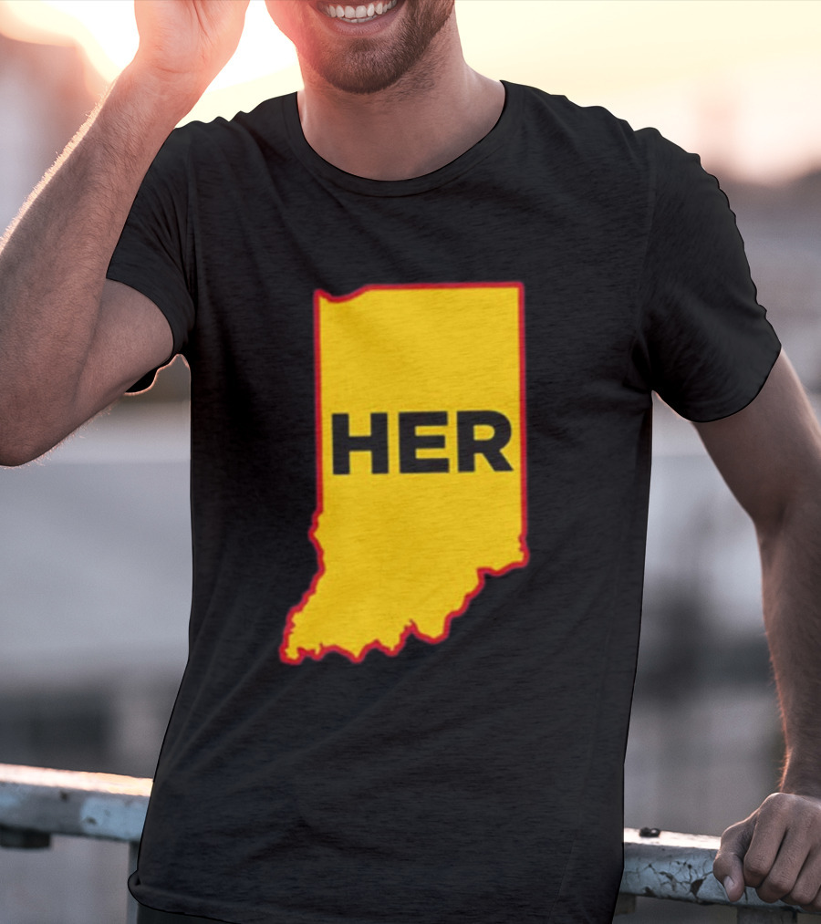Indiana HER Map T-Shirt