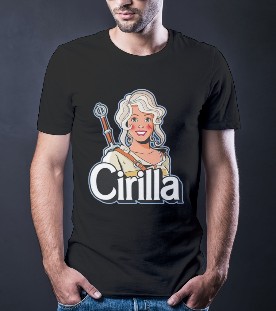 Cirilla Cartoon Style The Witcher Ciri T-Shirt