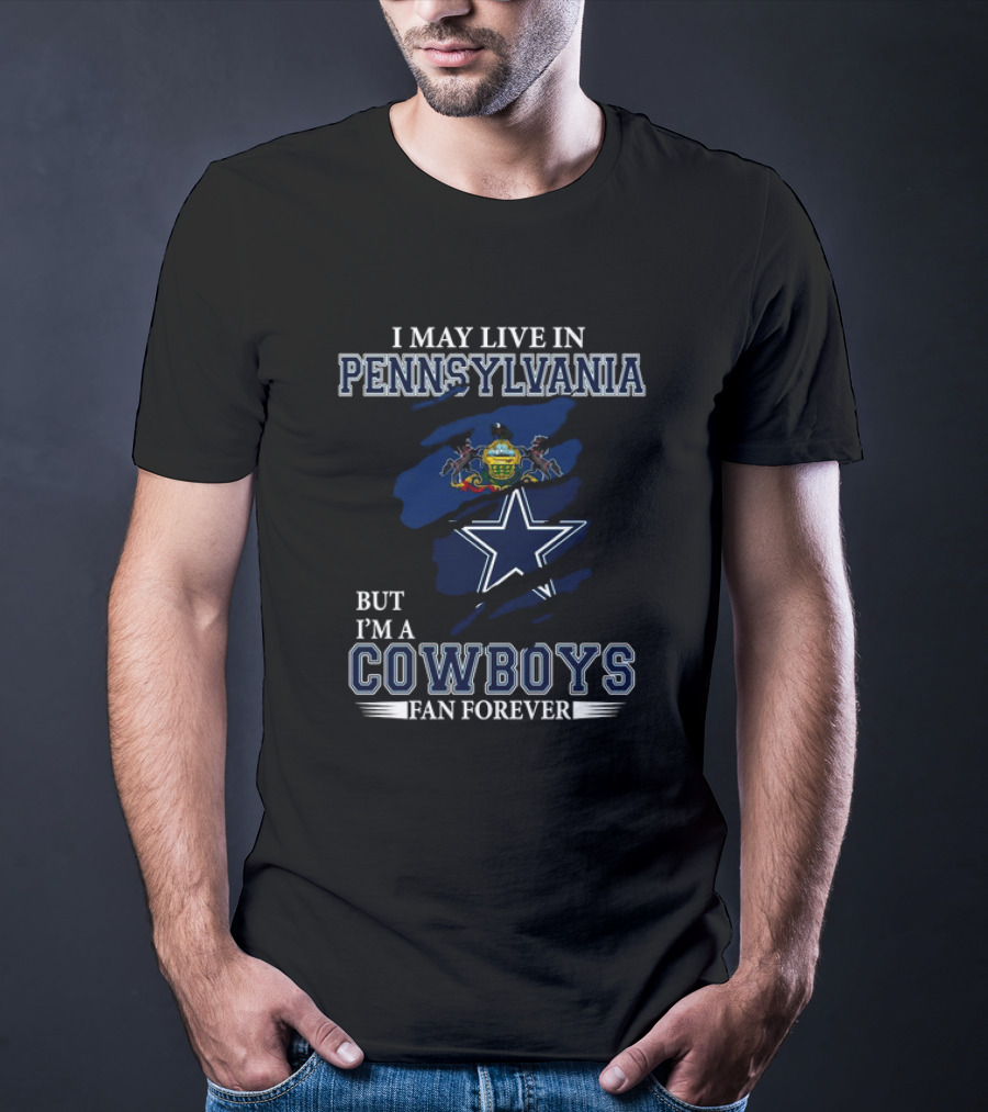 Pennsylvania Resident Dedicated Dallas Cowboys Fan Forever NFL T-Shirt