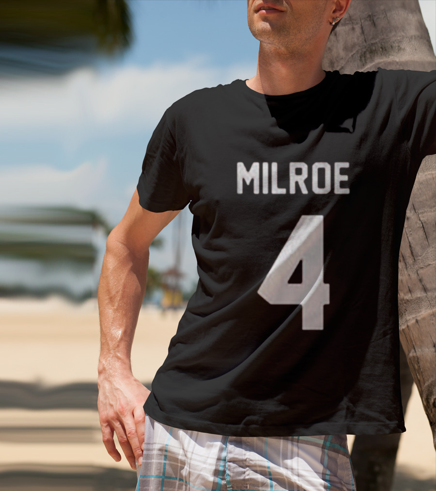 Alabama Football Milroe 4 Shirsey T-Shirt