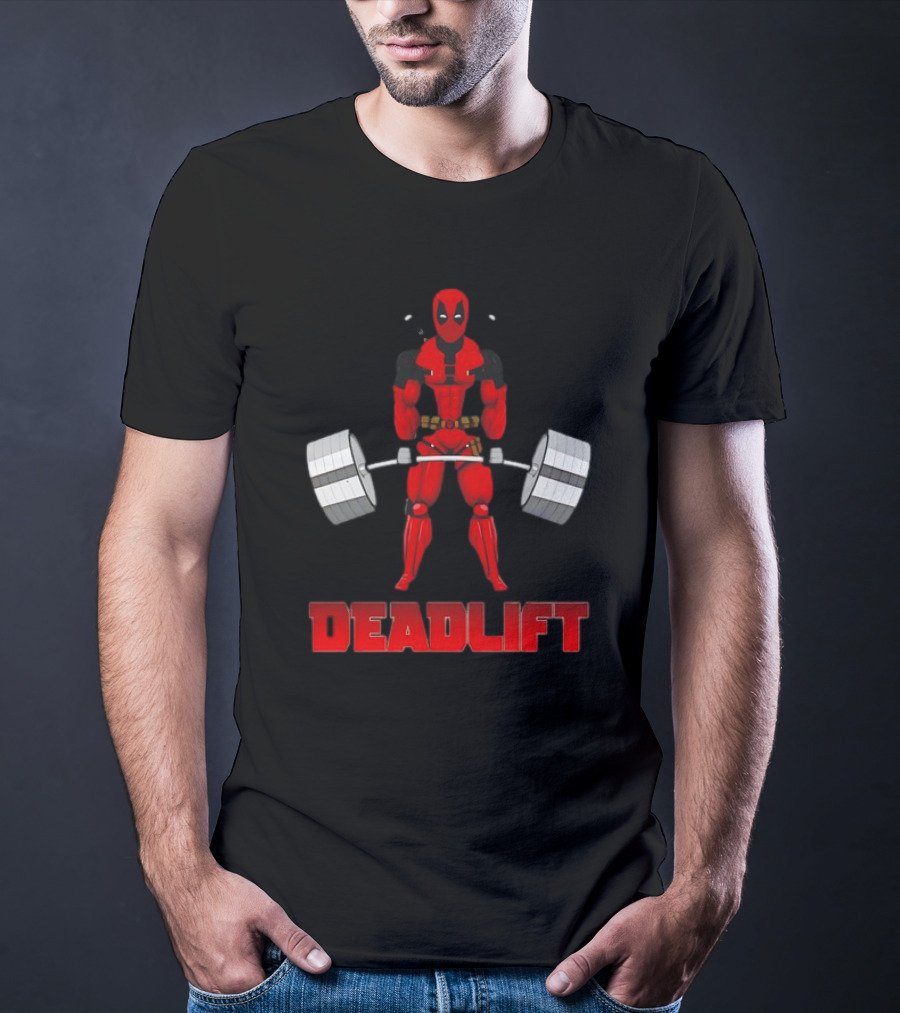 Deadpool Papa Swolio Deadlift T-Shirt