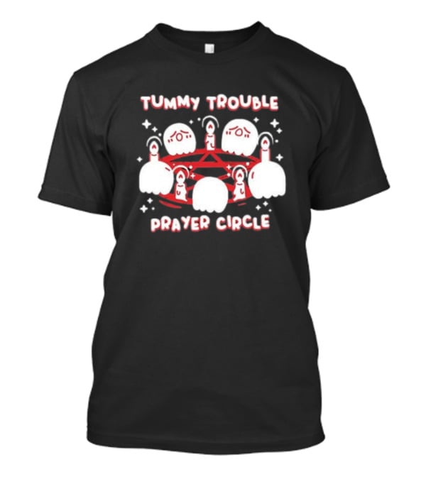 Tummy Trouble Prayer Circle Candle Creatures Ritual T-Shirt