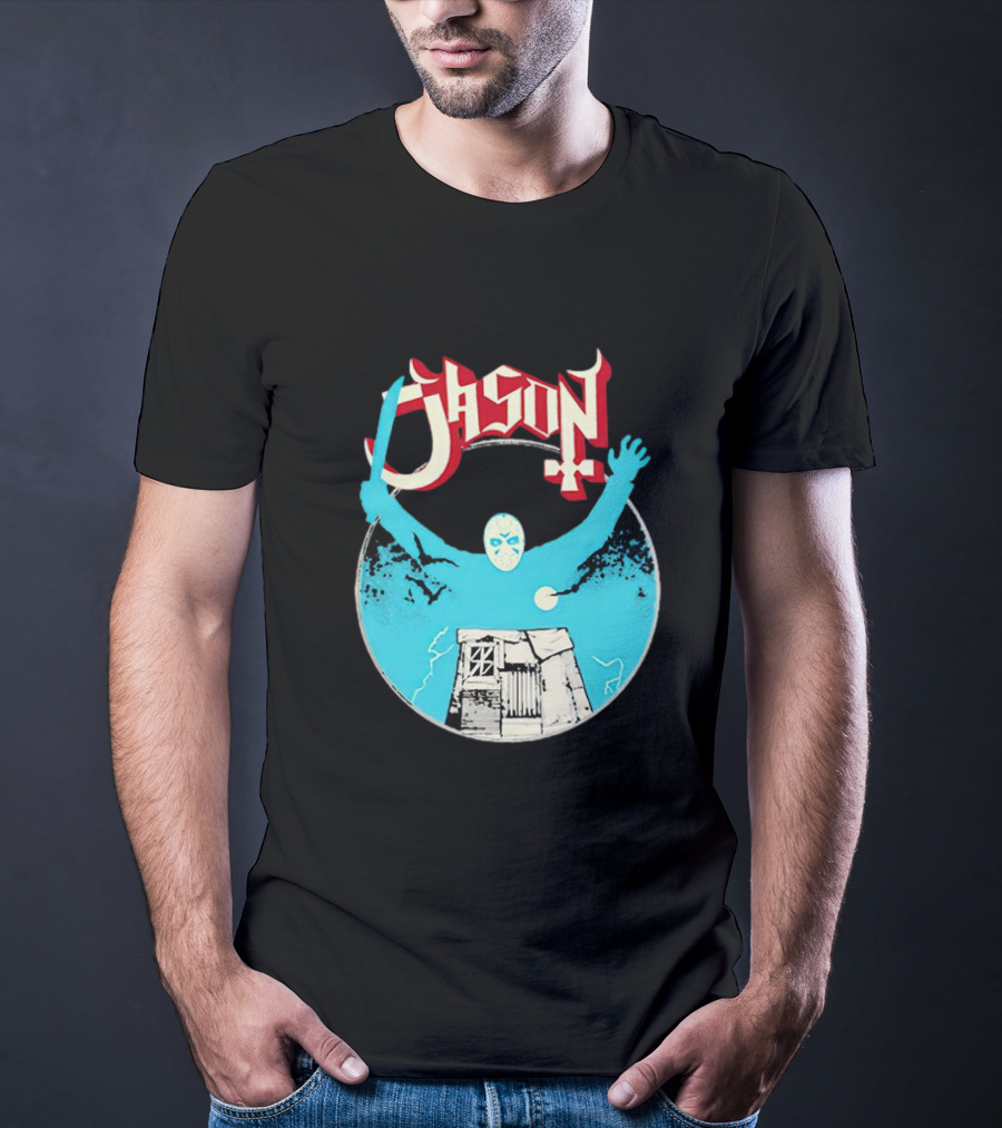 Jason Ghost Heavy Metal Turbo Cabin And Mask T-Shirt