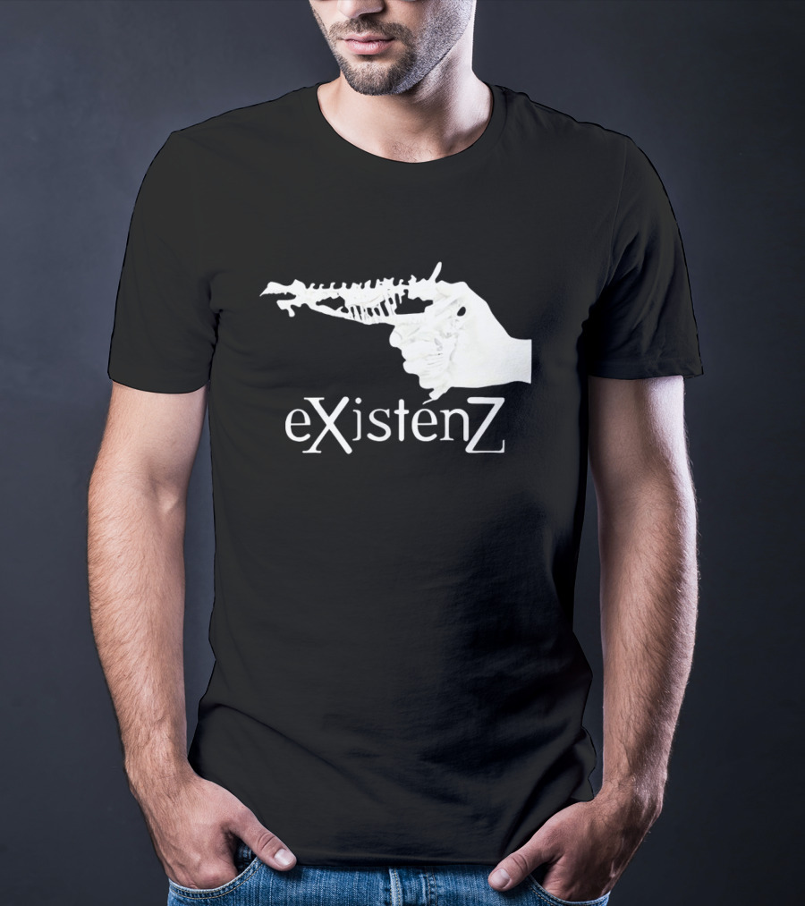 Gristle EXistenZ Skeletal Gun T-Shirt