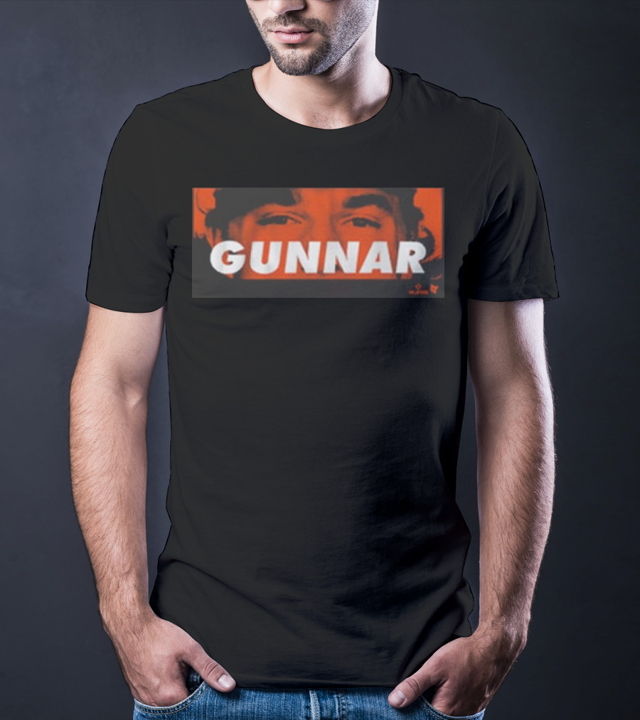 Gunnar Henderson Gunnar Eyes Red Face Close-Up T-Shirt