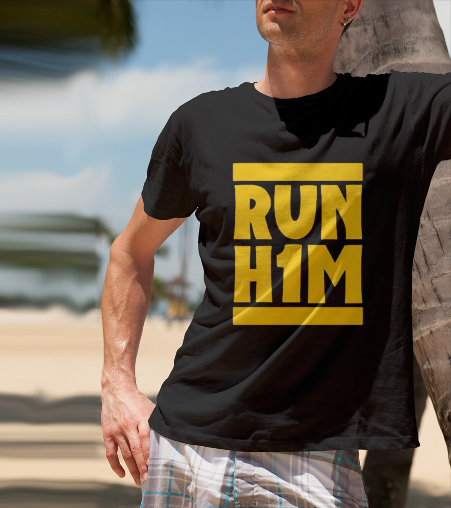 RUN H1M Street Art Graffiti T-Shirt