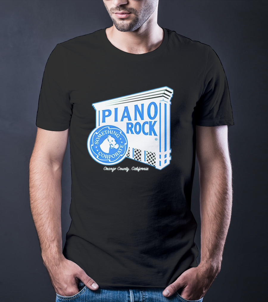 Piano Rock Something Corporate Orange County California T-Shirt