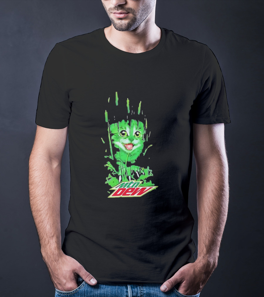 Mtn Dew Green Cat Splash T-Shirt