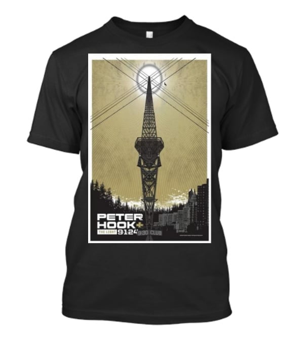 Peter Hook And The Light 9/1/24 9:30 Club Washington DC Tour T-Shirt