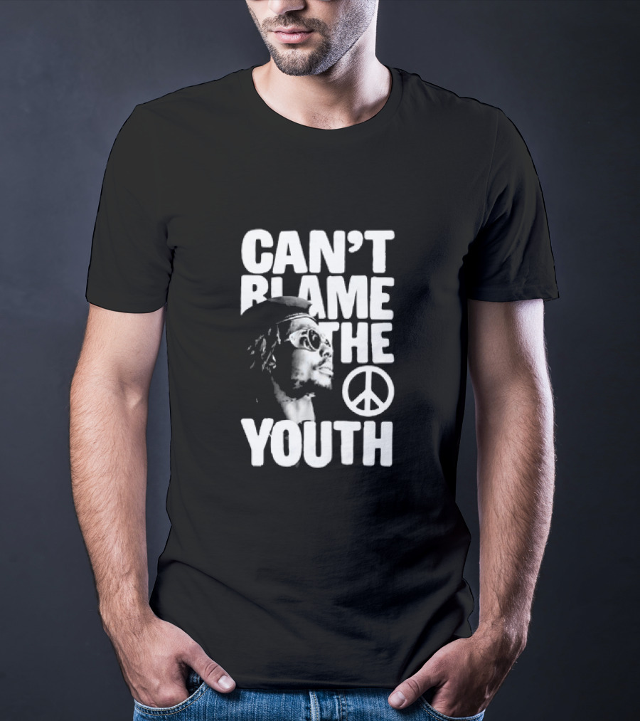 Can't Blame The Youth Peace Symbol Peter Tosh T-Shirt